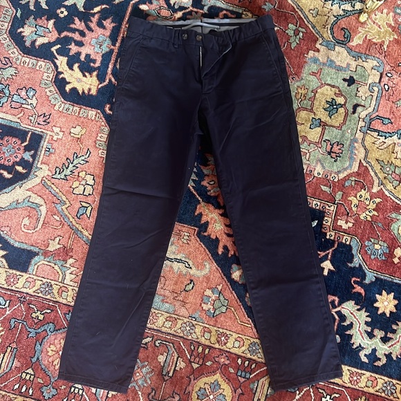 Men’s navy suit supply trousers size 30/31 waist/leg - Picture 1 of 5